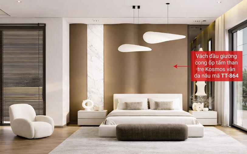 Review ốp đầu giường 2026: Tại sao tấm than tre vân da là xu hướng mới? - 1