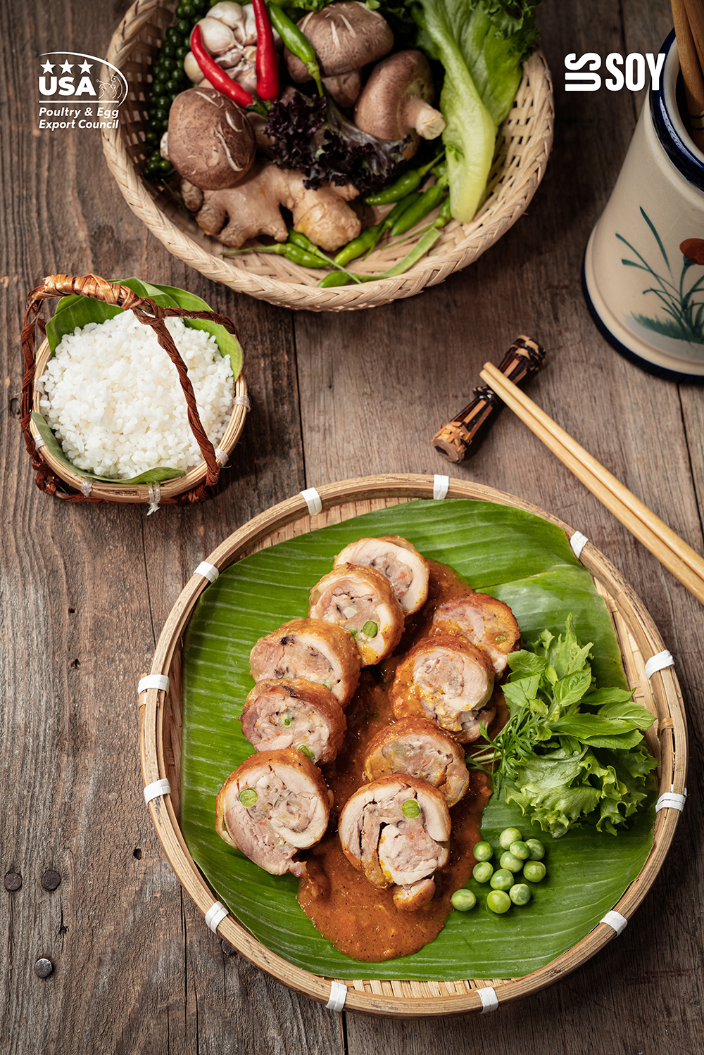 Tết là về nhà và cùng nhau nấu món Gà Mỹ cuộn nấm xốt cà ri thật ngon - 1