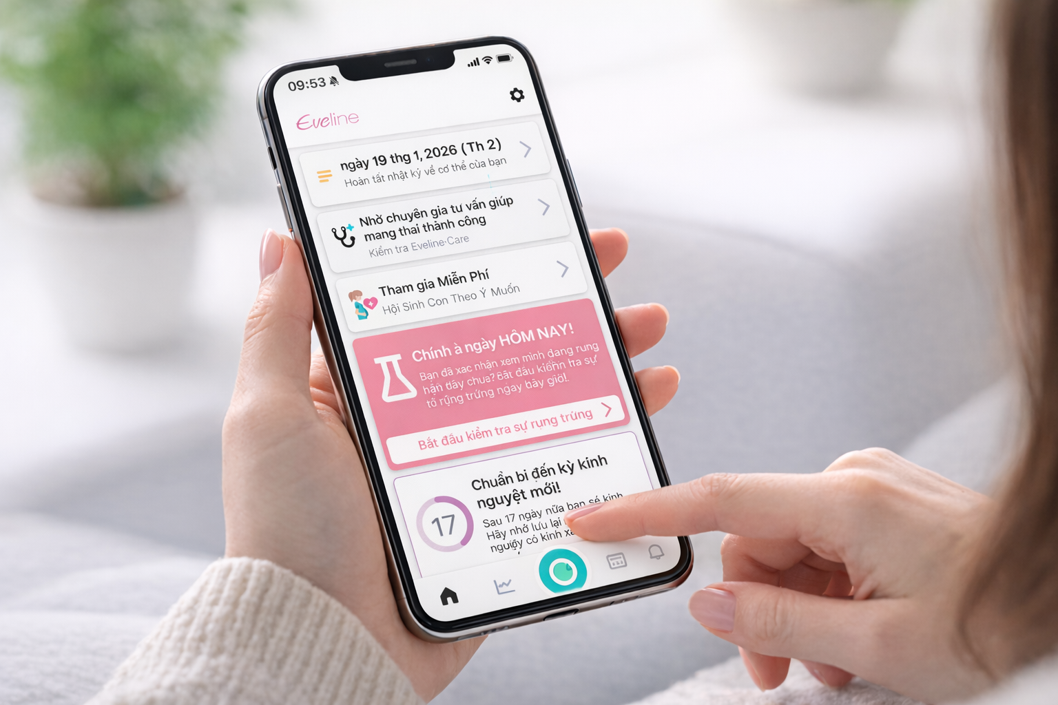 App tính ngày rụng trứng miễn phí Eveline - giúp nắm bắt thời điểm "vàng" đón con yêu - 2