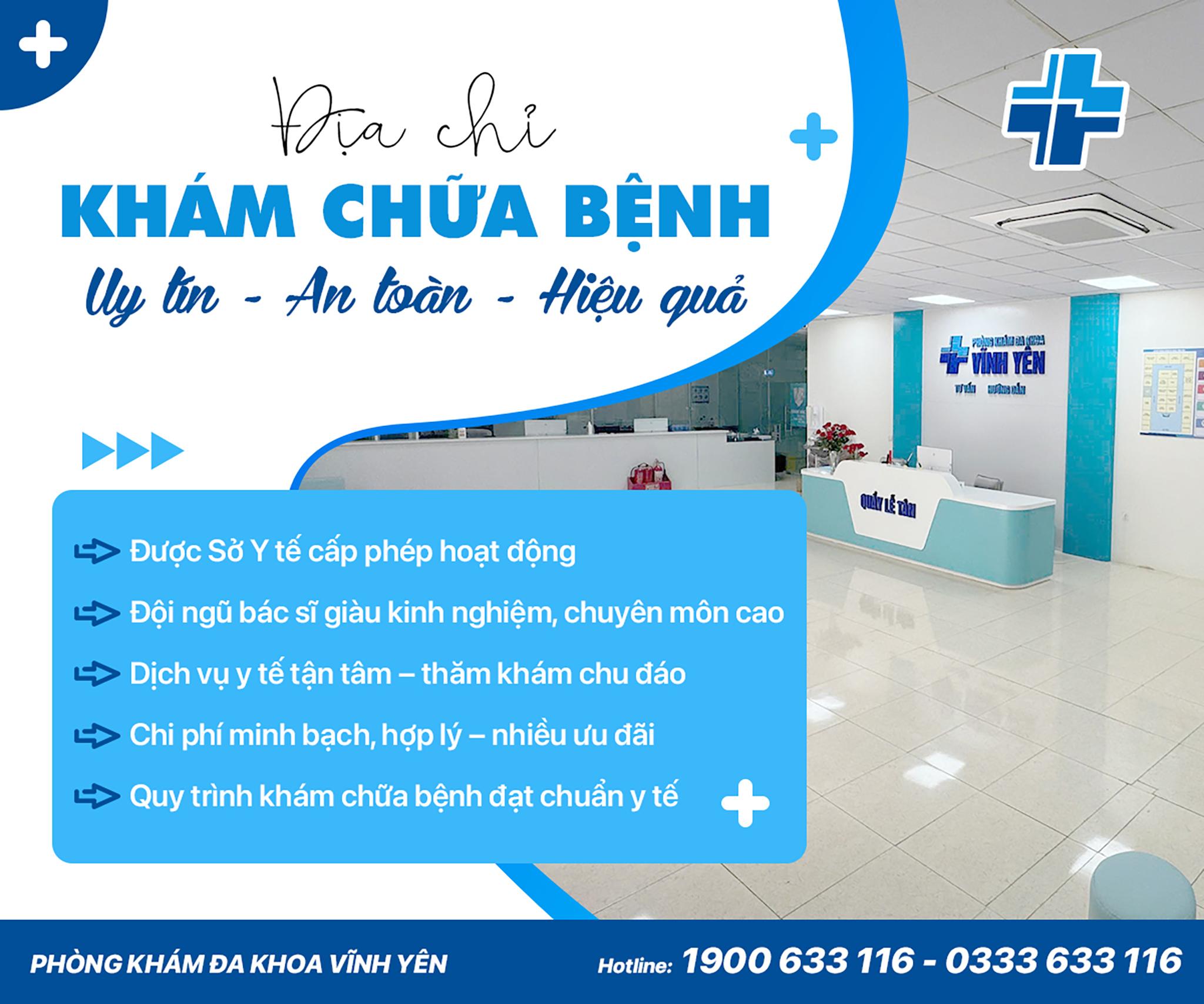 Phòng khám Đa khoa Vĩnh Yên – Địa chỉ chăm sóc sức khỏe được nhiều người dân lựa chọn - 1