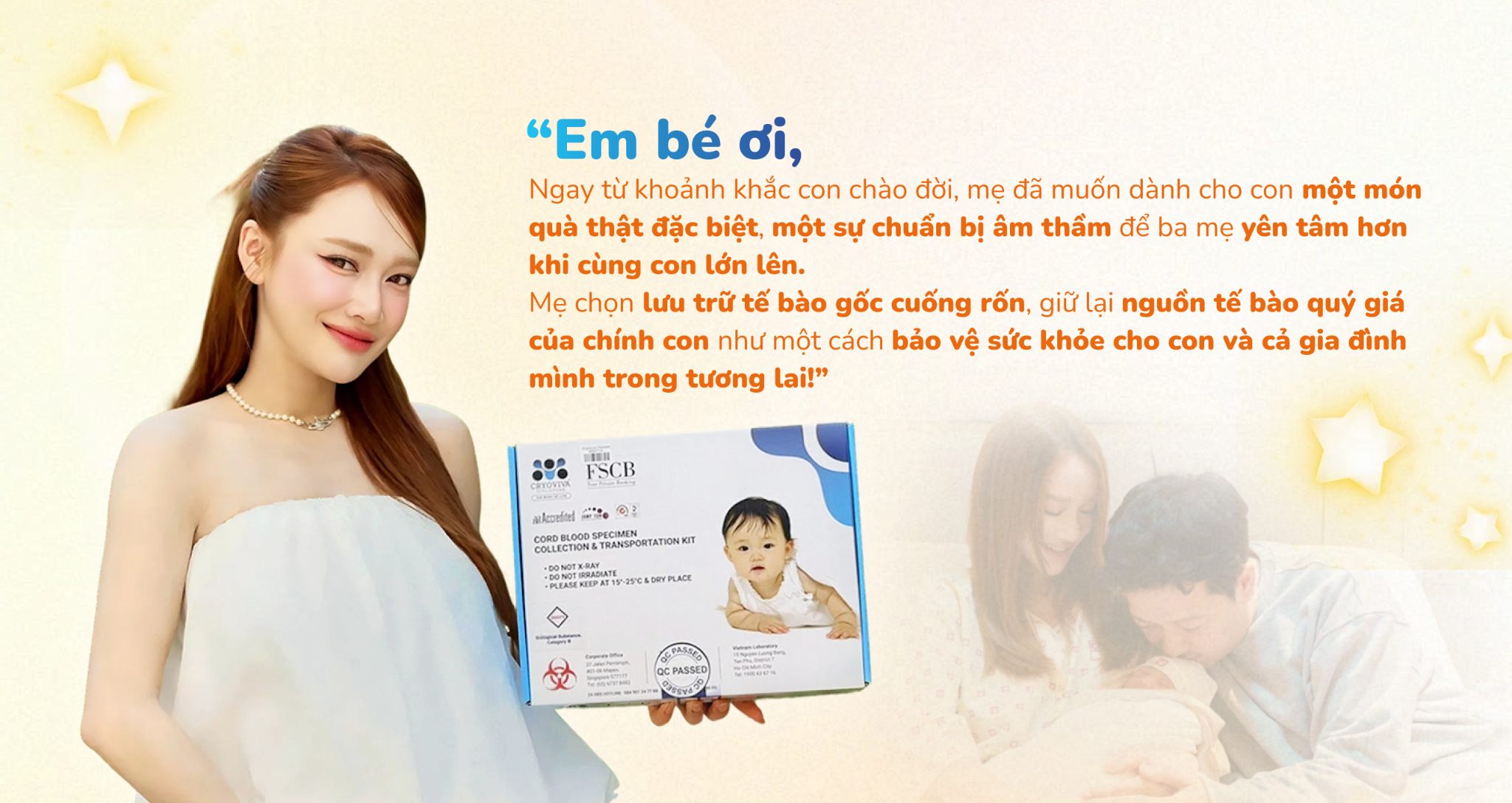 Điểm chung của con sao Việt: Món quà sức khỏe đầu đời từ tế bào gốc cuống rốn - 2