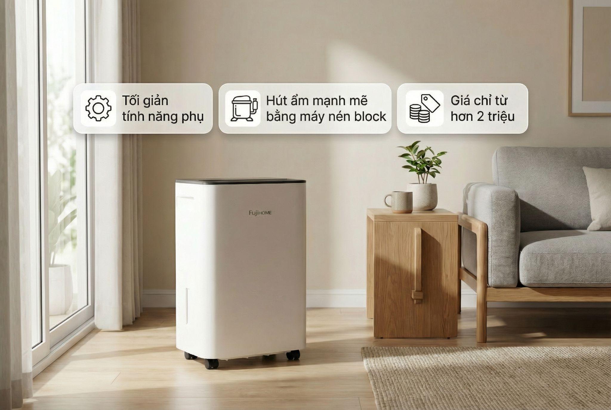 Mùa nồm, con hay ốm - Mẹ đảm sắm máy hút ẩm chỉ hơn 2 triệu - 3