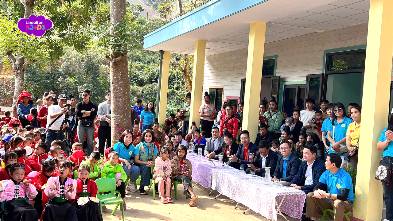 LineaBon D3K2 chung tay khánh thành điểm trường mầm non Phiêng Thẳm - 5