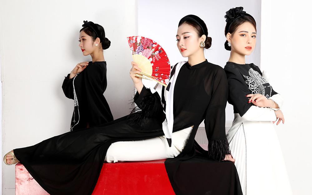 Ra mắt bộ sưu tập áo dài lấy cảm hứng từ quan họ - 1