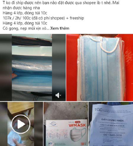 Khẩu trang y tế rục rịch tăng giá, tràn lan trên Facebook - 3