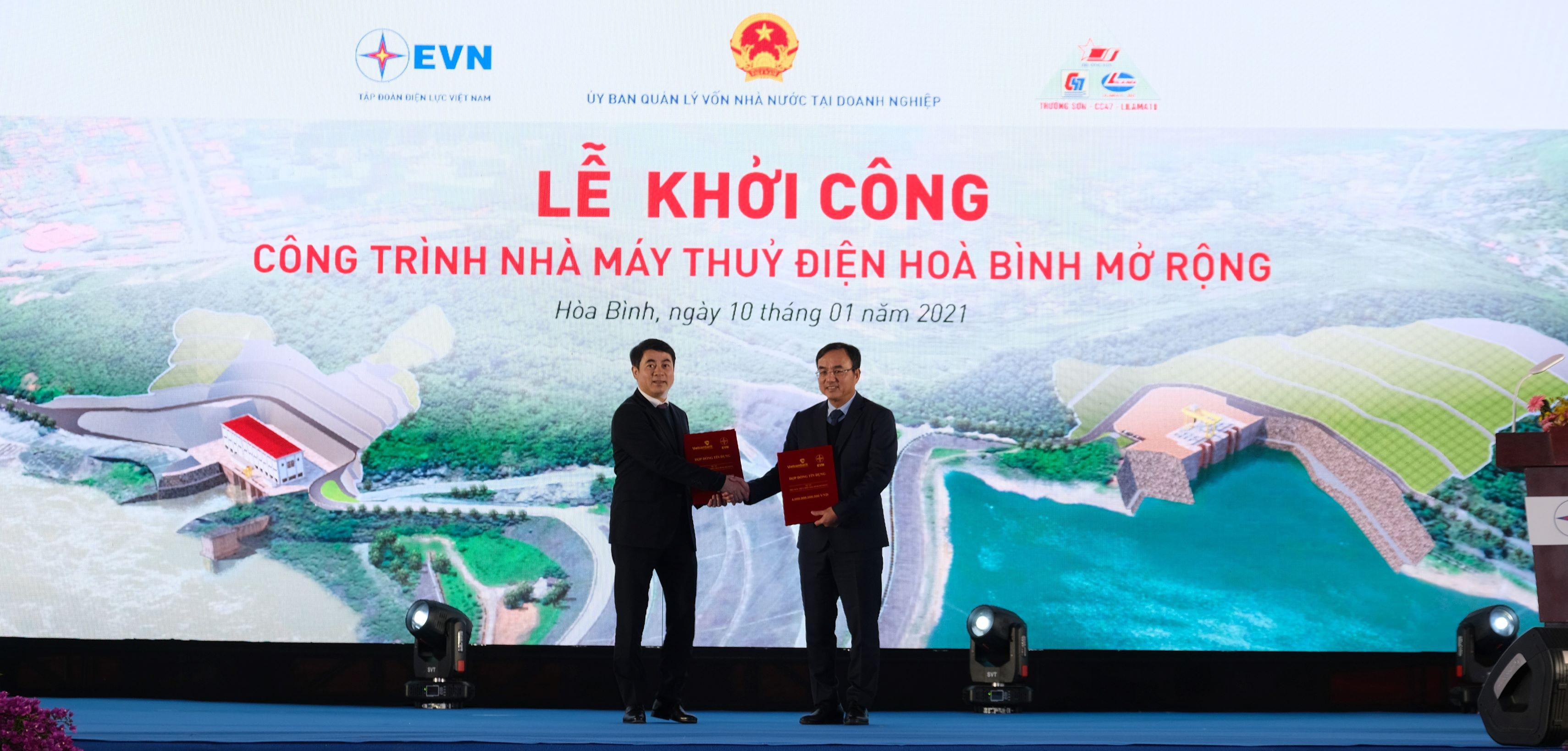 Vietcombank cấp khoản tín dụng 4.000 tỷ đồng tài trợ xây dựng công trình nhà máy thủy điện Hòa Bình mở rộng của Tập đoàn Điện lực Việt Nam - 2