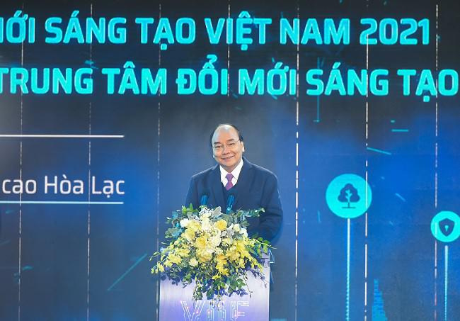 Thủ tướng dự lễ khởi công Trung tâm đổi mới sáng tạo quốc gia và khai trương triển lãm Viie 2021 - 1