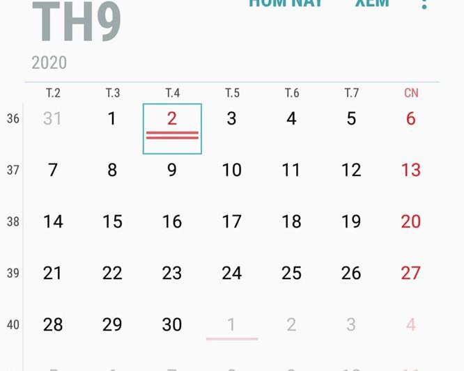 Mùng 2 tháng 9 được nghỉ mấy ngày? - 1