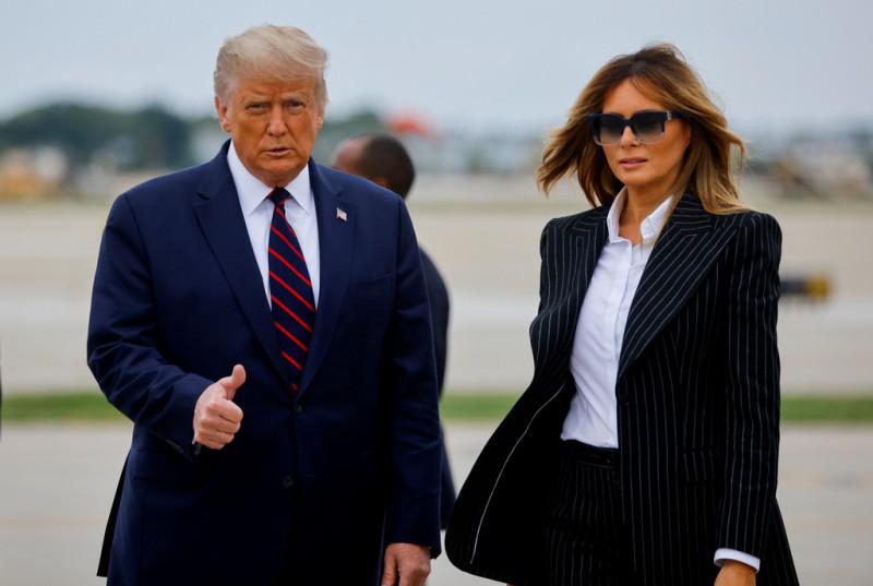 Tổng thống Mỹ Donald Trump và phu nhân nhiễm virus SARS-CoV-2 - 1
