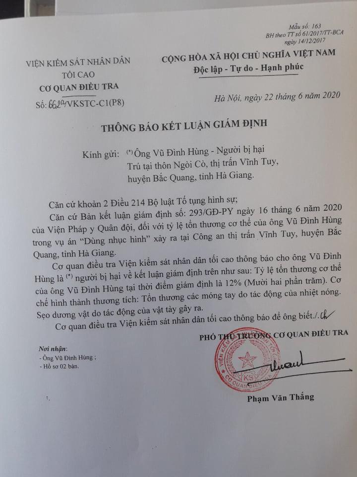 Vĩnh Tuy (Bắc Quang – Hà Giang): Cần làm rõ hành vi đánh đập dã man công dân với lý do sai sót nghiệp vụ? - 3