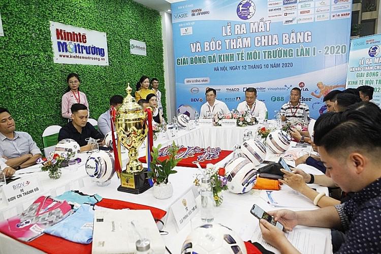 12 đội bóng mạnh tham dự Giải bóng đá Kinh tế Môi trường lần I-2020 - 1