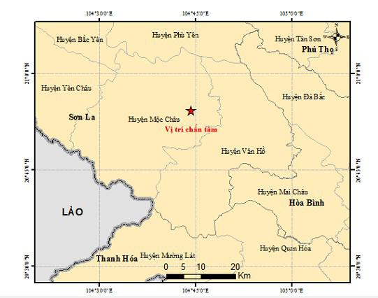 Liên tiếp xảy ra động đất tại Sơn La - 1