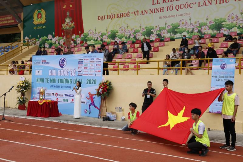 Ấn tượng Lễ khai mạc Giải bóng đá Kinh tế Môi trường lần I-2020 - 1