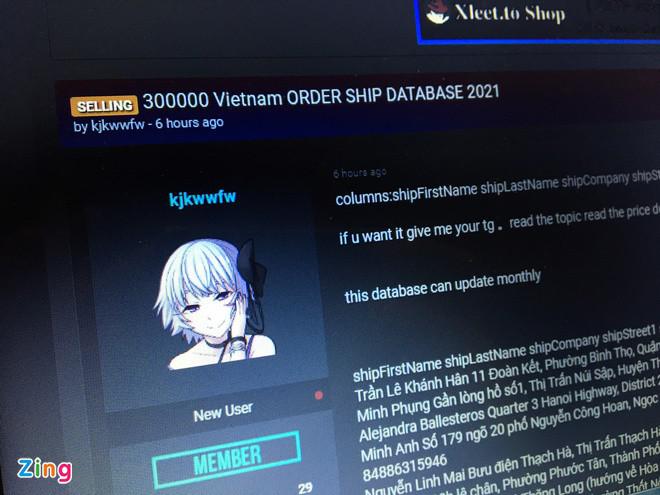 Thông tin cá nhân của khoảng 300.000 người dùng Việt Nam bị rao bán - 1