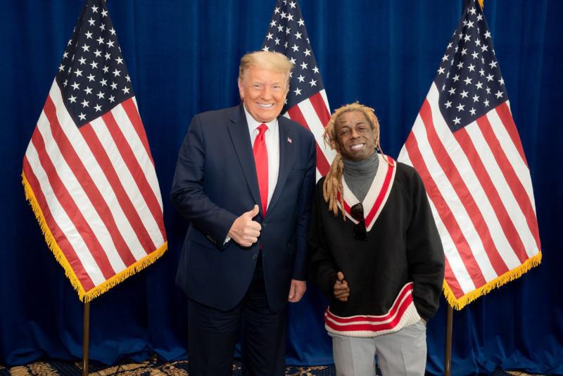 Rapper Lil Wayne bị chỉ trích trên Twitter khi công khai ủng hộ Donald Trump - 1