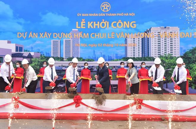 Khởi công xây dựng hầm chui Lê Văn Lương, Hà Nội - Vành đai 3 - 1