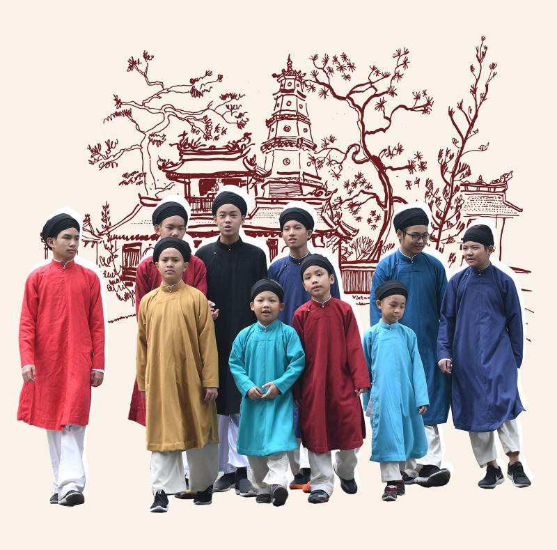 Áo dài ngũ thân nam truyền thống di sản bị lãng quên - 9