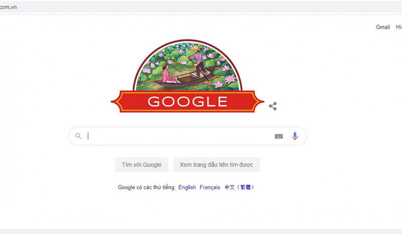 Google đổi giao diện &#34;Áo dài&#34;, &#34;hoa sen&#34; mừng Quốc khánh Việt Nam - 1