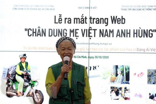 Hơn 2.000 tác phẩm khắc họa “Chân dung Mẹ Việt Nam anh hùng” chính thức đăng tải trực tuyến - 1