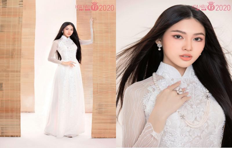 Ngắm nhìn các thí sinh Hoa hậu Việt Nam trong tà áo dài duyên dáng - 5