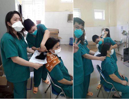 Xúc động bức ảnh nữ y bác sĩ Đà Nẵng cắt tóc để lên tuyến đầu chống dịch - 1