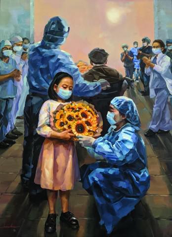 Tác phẩm nghệ thuật mùa COVID-19 - 1