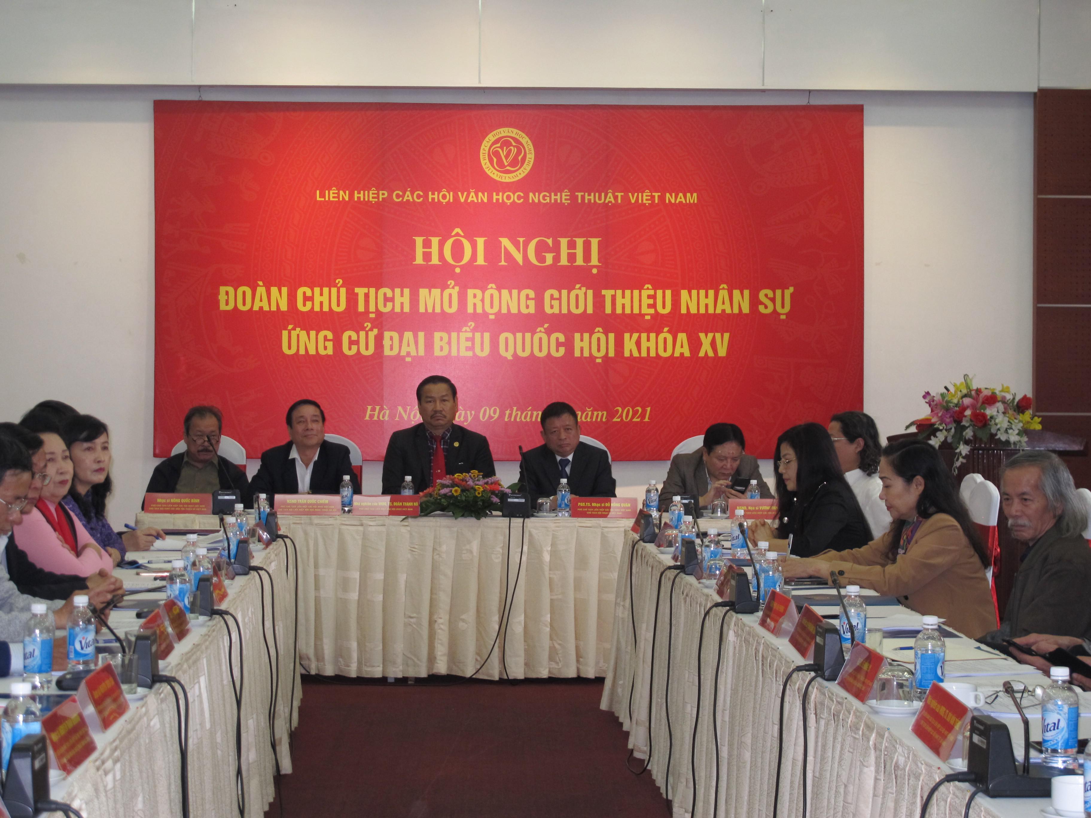 Liên hiệp các Hội Văn học nghệ thuật Việt Nam giới thiệu nhân sự ứng cử Đại biểu Quốc Hội khóa XV - 1