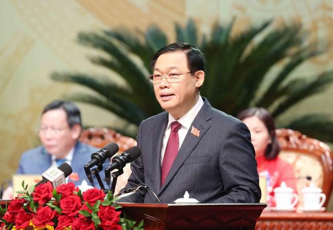 Ông Vương Đình Huệ đắc cử Chủ tịch Quốc hội khóa XIV với tỷ lệ tán thành tuyệt đối - 1
