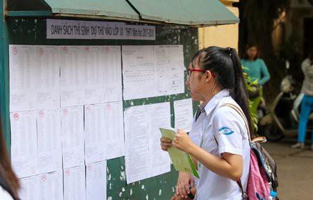 Học sinh Hà Nội phải xác nhận nhập học khi trúng tuyển vào lớp 10 - 1