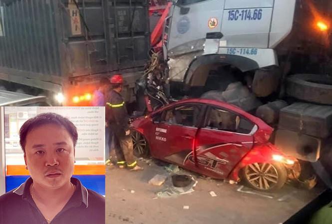 Lộ nguyên nhân tài xế container gây tai nạn liên hoàn khiến 3 người tử vong - 1