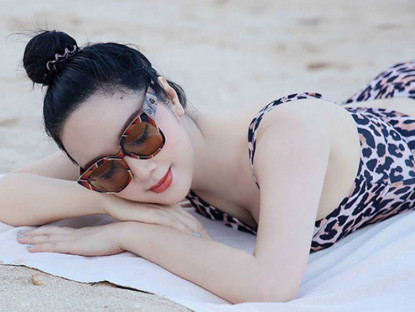  "Hoa hậu Đền Hùng" Giáng My diện bikini ở tuổi 49 vẫn làm hậu bối ghen tỵ