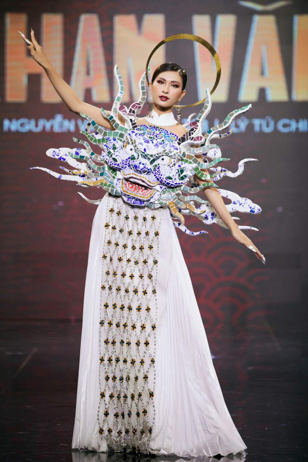 Mãn nhãn trang phục dân tộc của top 41 Hoa hậu Hoàn vũ Việt Nam 2022 - 6