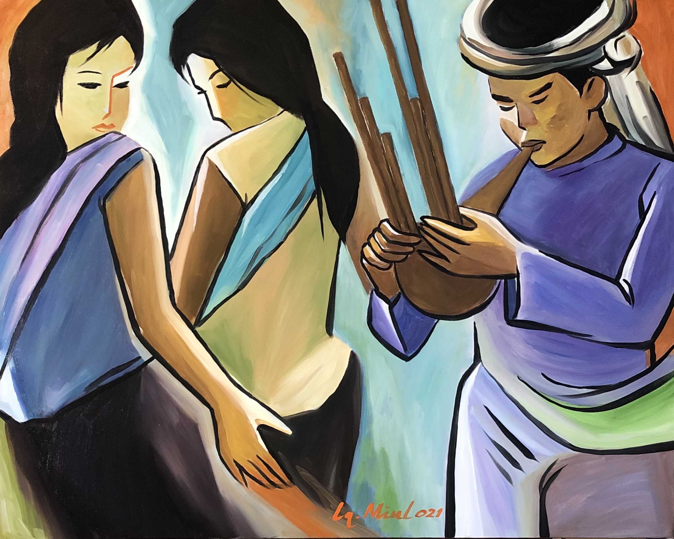 Họa sĩ Lương Nguyên Minh với văn hóa - con người Tây Nguyên: Đi, vẽ và trải nghiệm - 3