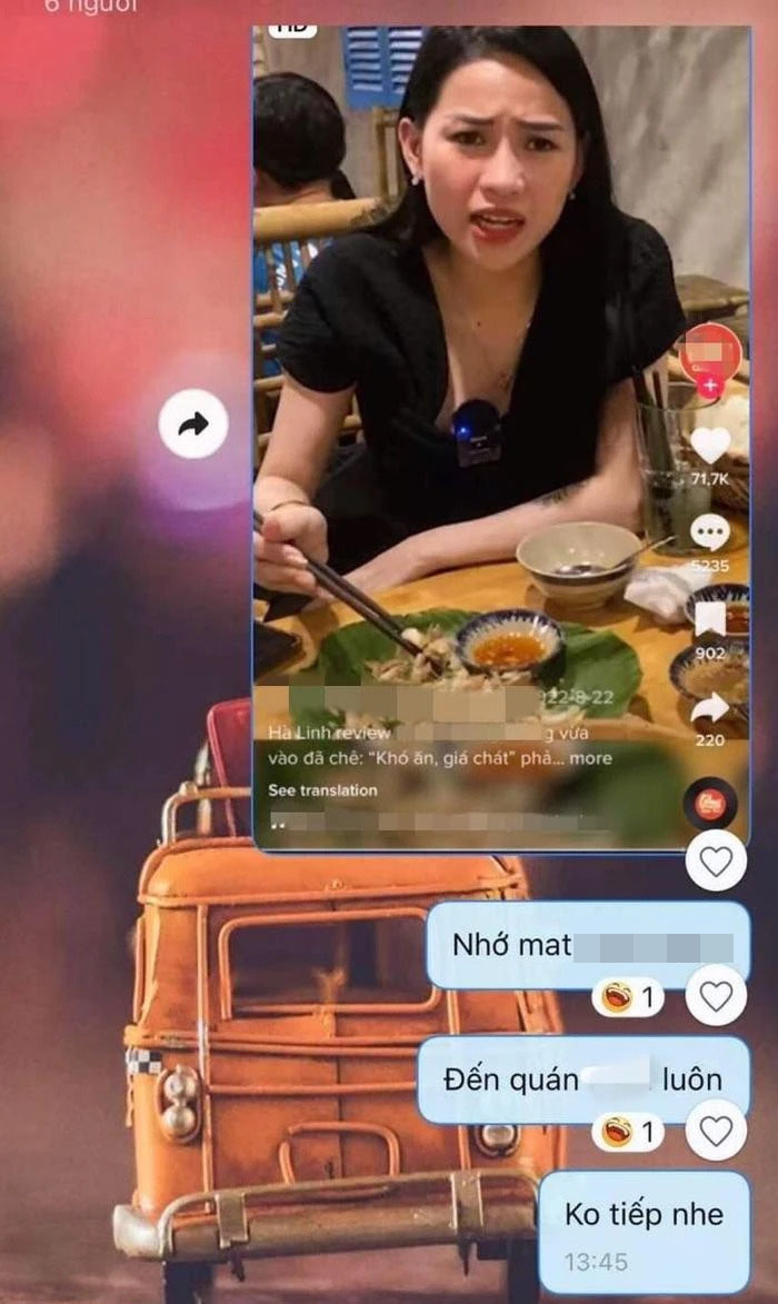 Nhiều quán ăn dán ảnh cấm cửa TikToker Võ Hà Linh vì &#34;đạp đổ chén cơm người khác&#34;? - 2