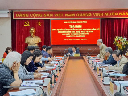 Tin liên hiệp VHNT - Xây dựng hoạt động Tổng kết 50 năm nền văn học, nghệ thuật Việt Nam sau ngày thống nhất đất nước