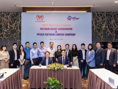 Thông tin doanh nghiệp - Pfizer Việt Nam ký kết Biên bản ghi nhớ dự án “Sức khỏe Tim mạch cộng đồng” với Hội Tim Mạch Học Việt Nam