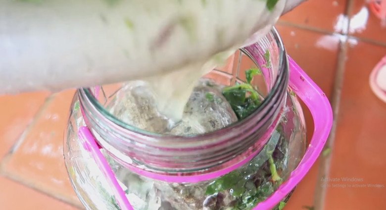 Cứ tưởng trồng chỉ để lấy củ ai ngờ l&aacute; của c&acirc;y n&agrave;y cực ngon, nấu chung với con gi&agrave;u đạm được m&oacute;n bổ từ đầu đến ch&acirc;n - 6