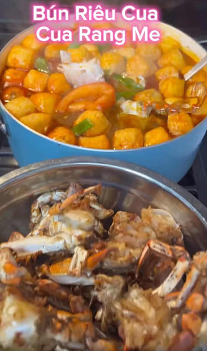 Nam ca sĩ đảm đang trổ tài nấu 2 món hấp dẫn, vợ cũ U70 của Đàm Vĩnh Hưng thốt lên: "Wow giỏi quá con" - 2