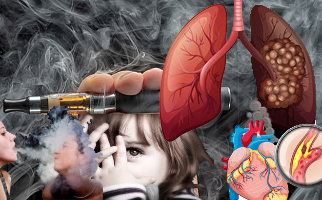 Thuốc lá điện tử không giúp cai nghiện và gây hại không kém thuốc lá thông thường - 1