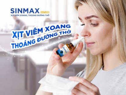 Thông tin doanh nghiệp - Tại sao người bị viêm xoang, nghẹt mũi nên sử dụng xịt mũi Sinmax