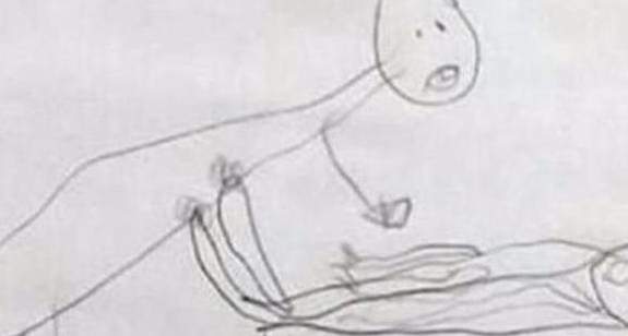 Con gái 6 tuổi háo hức khoe bức vẽ, sau khi xem người mẹ lập tức gọi cảnh sát - 2