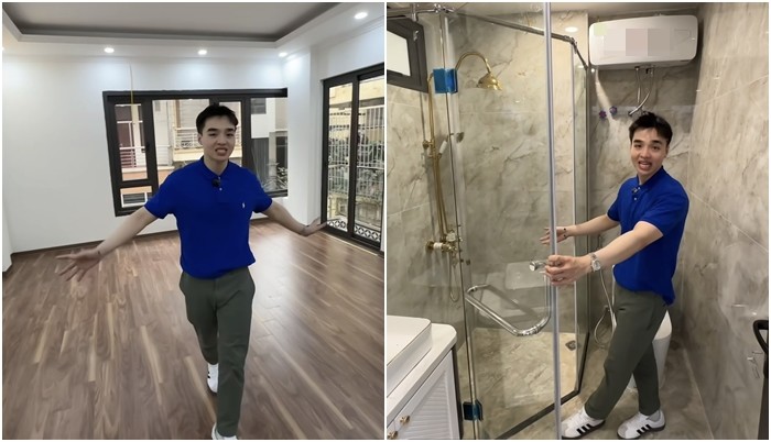 Ở chung cư view Hồ Tây nửa năm đã chán, nam TikToker tậu luôn nhà đất 7 tầng giữa Thủ đô cho bố mẹ - 9