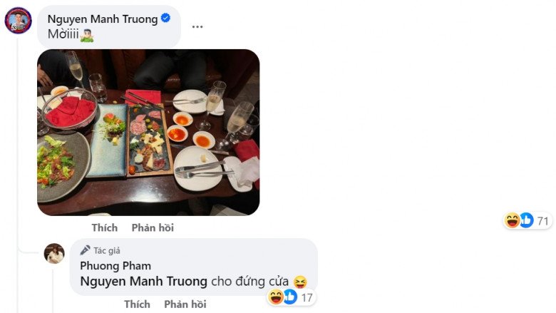 Vợ Mạnh Trường khoe bữa ăn của 4 mẹ con khi vắng chồng, ông xã đáp lại liền bị dọa đứng cửa - 3