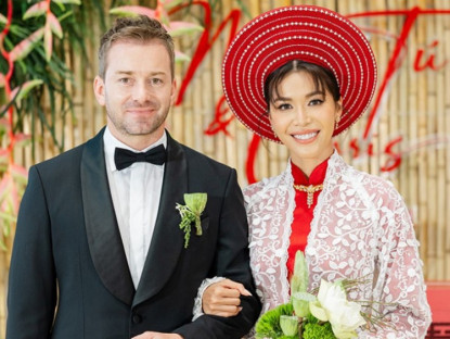 Đám cưới Minh Tú với chồng Tây: 