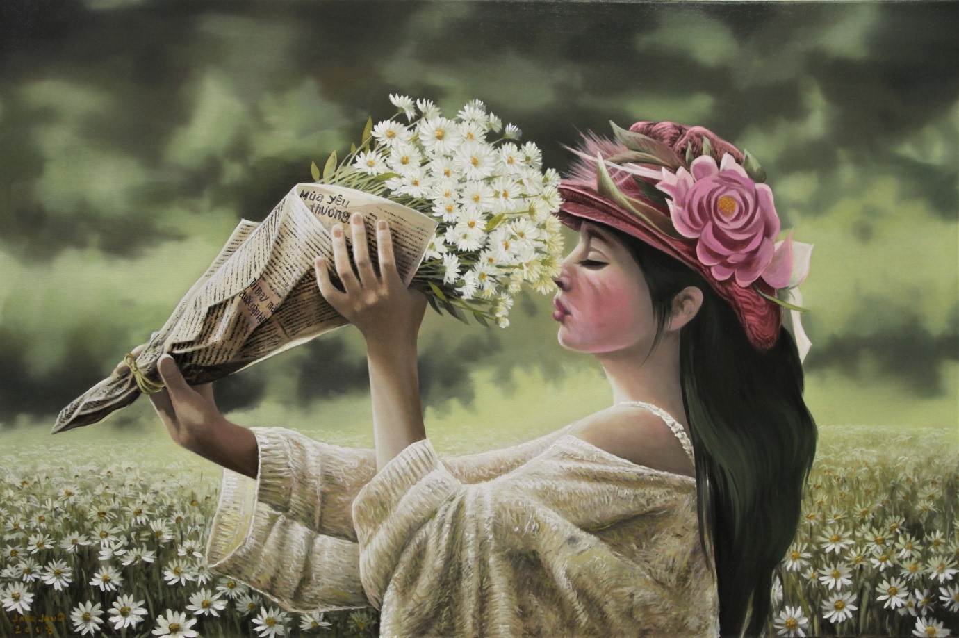 Triển lãm tranh họa sĩ Hàn Quốc đậm sắc màu Việt Nam - 4