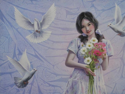Mỹ thuật - Triển lãm tranh họa sĩ Hàn Quốc đậm sắc màu Việt Nam