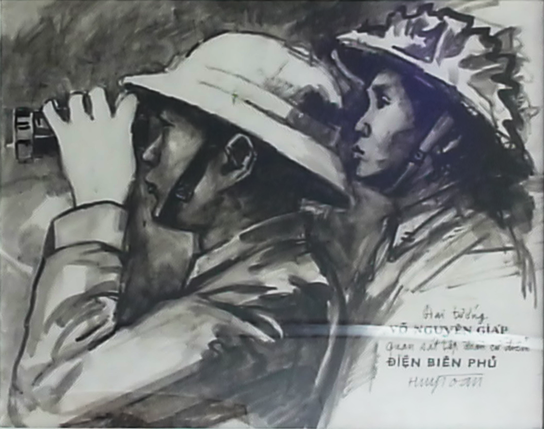 Trưng bày 70 tác phẩm của hoạ sĩ Lê Huy Toàn trong triển lãm “Ký ức Điện Biên” - 5