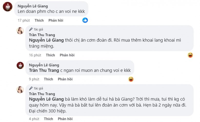 &#34;Hoa hậu hài&#34; Thu Trang khoe bữa cơm dân dã ngày mưa khiến danh hài Lê Giang đòi ăn chung - 2