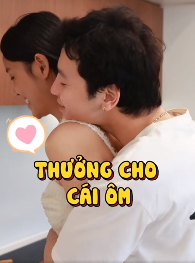 Mẹ bỉm Trương Mỹ Nhân nấu nồi bún &#34;chà bá&#34;, cưng xỉu thái độ của chồng và cô con gái xinh xắn - 2