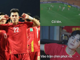 Hình ảnh đội tuyển bóng đá Việt Nam bất ngờ xuất hiện trên sóng phim Trung Quốc đang hot